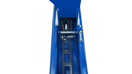 Подъемник 4-стоечный 5 т, c ручной траверсой 3 т N433, для сход-развала, электростопоры, 380 В, синий/серый 4450J_EG/EB(M)