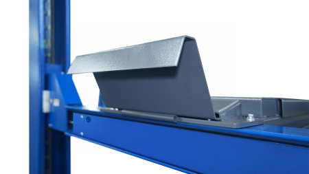 Подъемник 4-стоечный 5 т, c ручной траверсой 3 т N433, для сход-развала, электростопоры, 380 В, синий/серый 4450J_EG/EB(M)