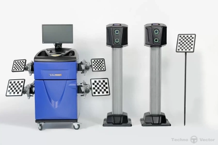 Стенд развал схождения 3D для грузовых автомобилей Техновектор 7 Truck P 7202 HT